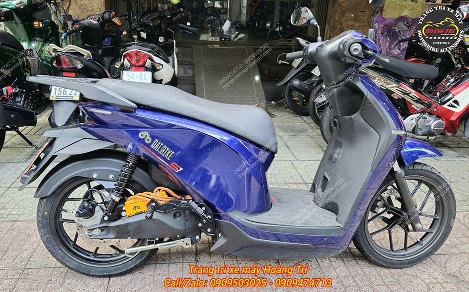 Datbike Quantum trang bị chắn bùn nguyên khối LBS giúp phần đuôi xe sạch sẽ hơn