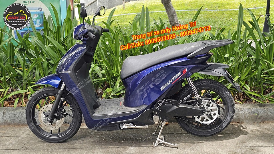 Datbike Quantum trở nên đẹp mắt và cân đối hơn khi lắp gác chân phụ HTR