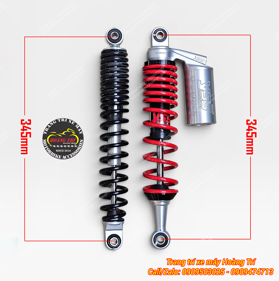 So sánh trực tiếp phuộc zin và phuộc YSS G-Series trên Vinfast Feliz cực kỳ rõ ràng
