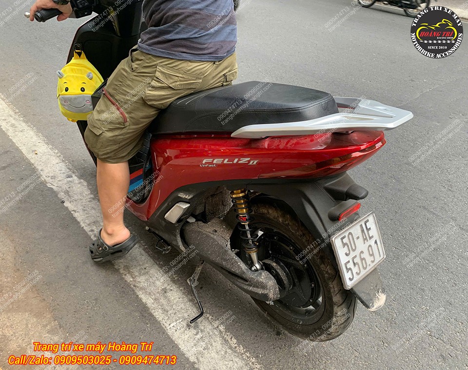 Khách hàng trải nghiệm thực tế cảm giác vận hành êm ái với phuộc YSS G-Series trên VinFast Feliz