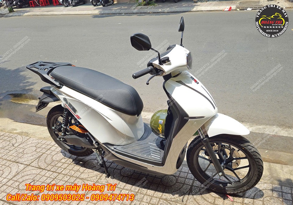 Góc nghiêng Quantum S1 sau khi nâng cấp baga nhôm đúc tăng tiện ích sử dụng hàng ngày
