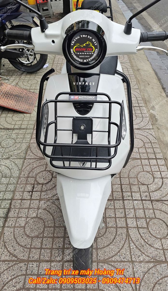 Cận cảnh rổ trước BF Bike cho Vinfast EVO thiết kế chắc chắn và tăng tiện ích sử dụng