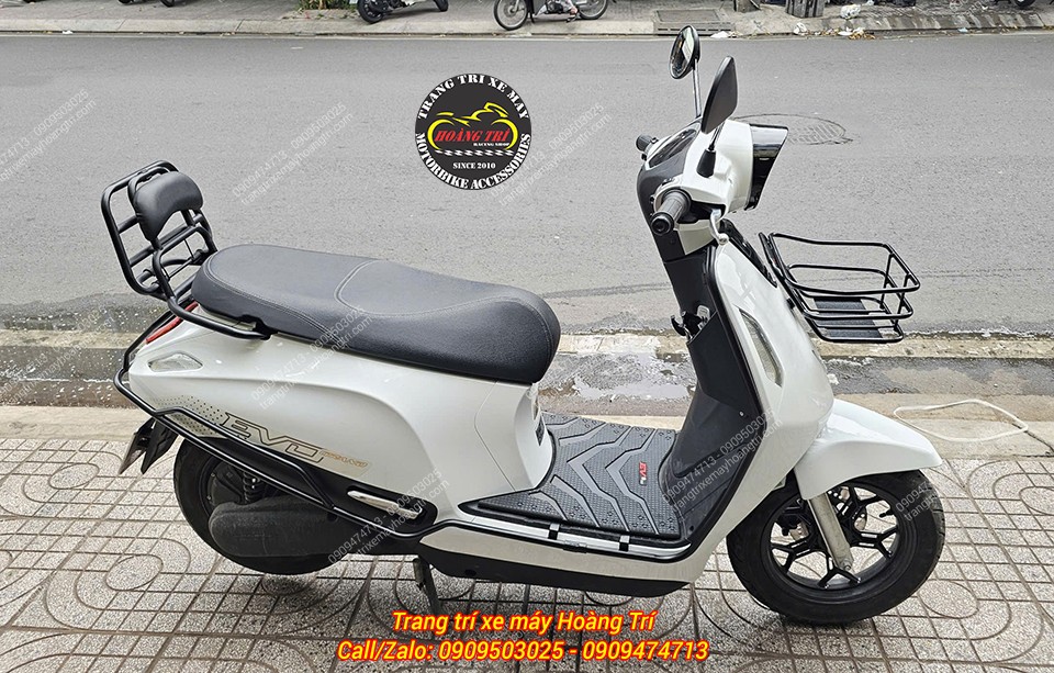 Toàn cảnh Vinfast EVO nâng cấp rổ trước BF Bike giúp ngoại hình xe nổi bật hơn