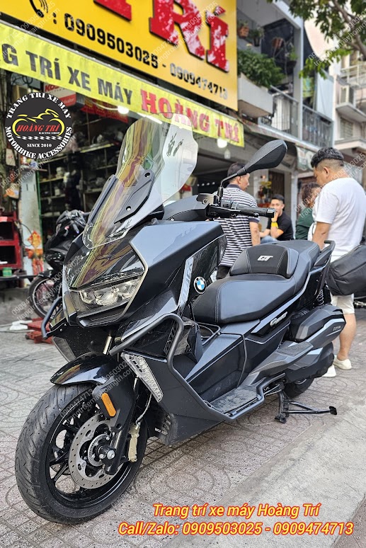 BMW C400GT nâng cấp khung bảo vệ kết hợp baga giữa, tăng tính tiện ích khi di chuyển