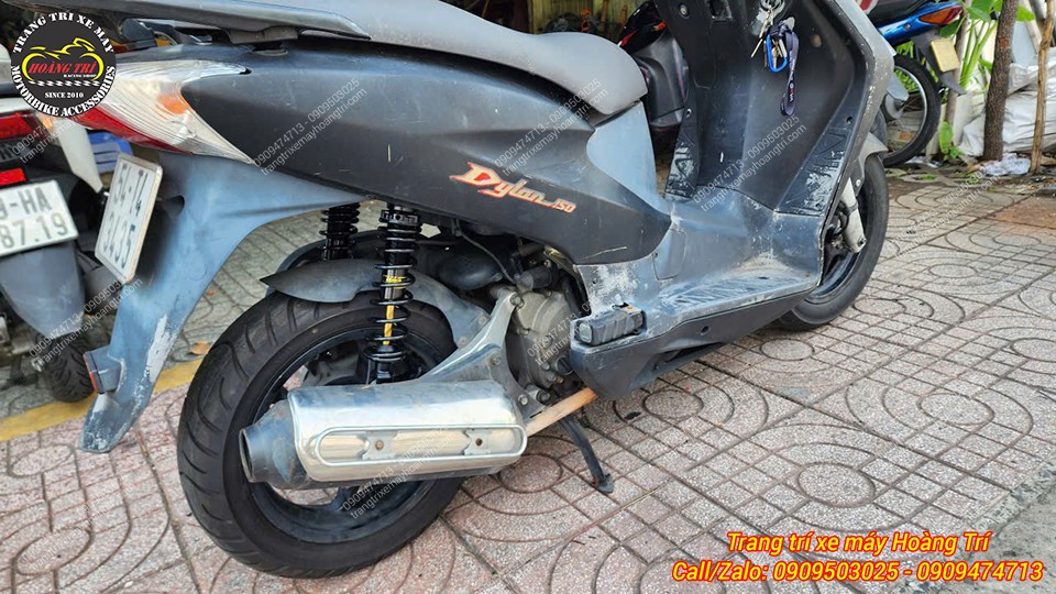Honda Dylan hoàn thiện gói nâng cấp phanh ABS cùng phuộc Racing Boy chất lượng cao