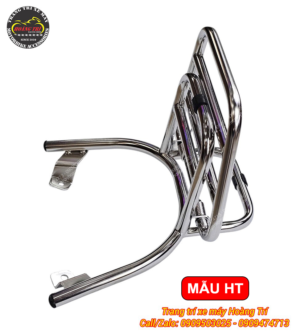 Góc ngang baga sau inox tựa lưng Feliz với chất liệu cứng cáp và thiết kế tinh tế
