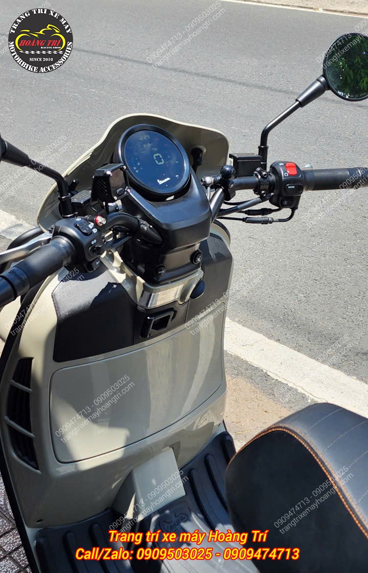 Nâng cấp phụ kiện tiện ích giúp tăng trải nghiệm trên xe Vespa GTS