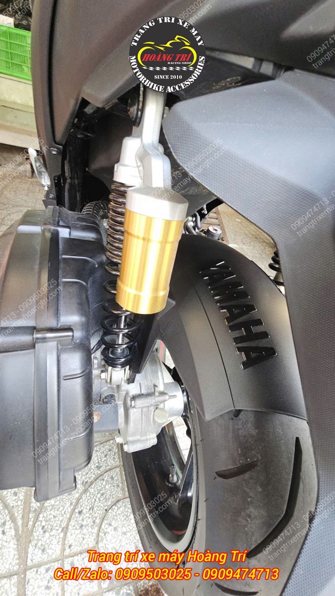 Chắn bùn sau Yamaha chính hãng giúp che chắn hoàn hảo sình lầy cho NVX V3