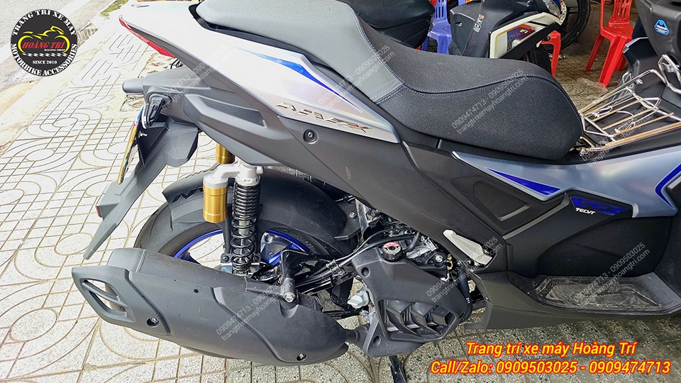 Chắn bùn phía sau hỗ trợ bảo vệ khu vực bánh xe sạch sẽ hơn khi vận hành