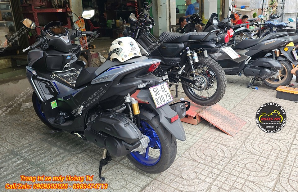 Yamaha NVX V3 hoàn thiện với chắn bùn sau tăng tính thẩm mỹ và tiện dụng