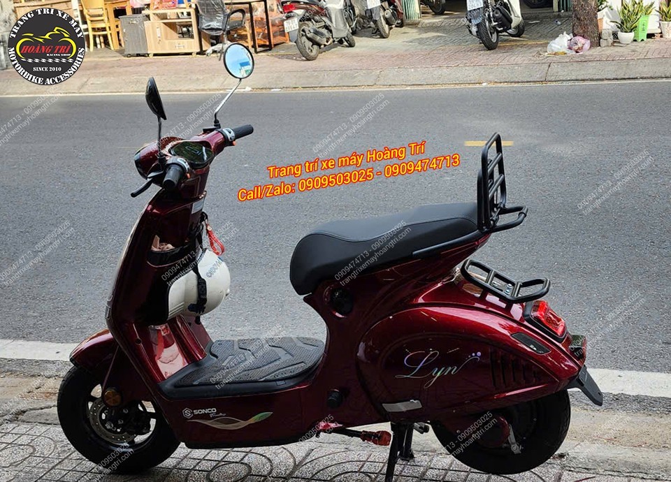 Tổng thể Sonco Lyn nổi bật hơn sau khi nâng cấp baga sau tựa lưng