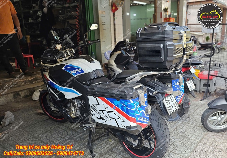 Toàn cảnh BMW S1000XR hoàn thiện bộ ba thùng phục vụ nhu cầu phượt đường dài của chủ xe