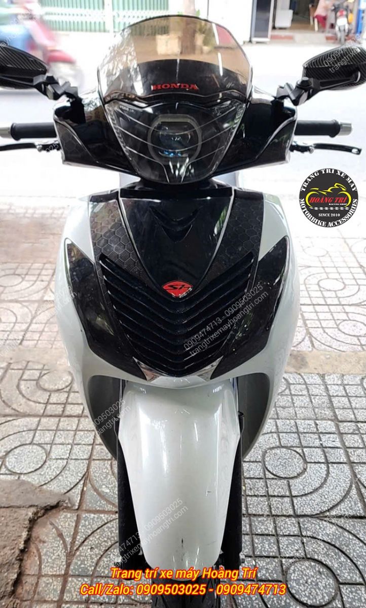 Tổng thể mặt trước SH Ý trở nên hầm hố hơn sau nâng cấp bi cầu