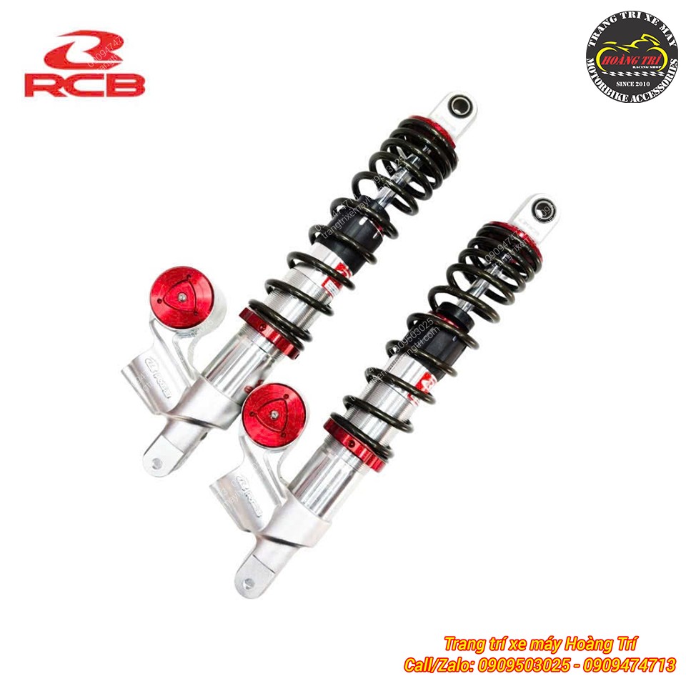 Phiên bản phuộc RCB EB3 lò xo đen kết hợp bình dầu đỏ mang phong cách mạnh mẽ, sang trọng