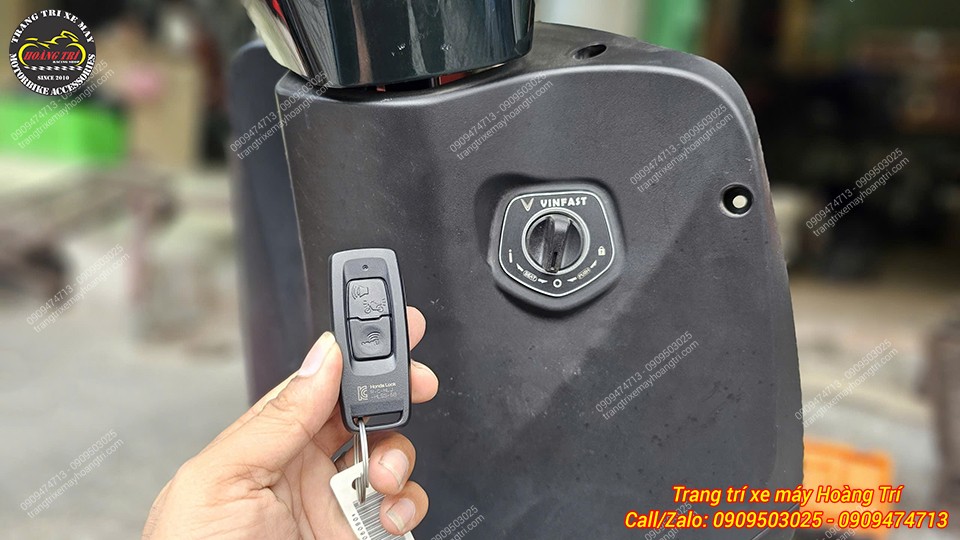 Trên tay remote Smartkey Honda đã được trang bị cho VinFast Feliz mang lại trải nghiệm hiện đại