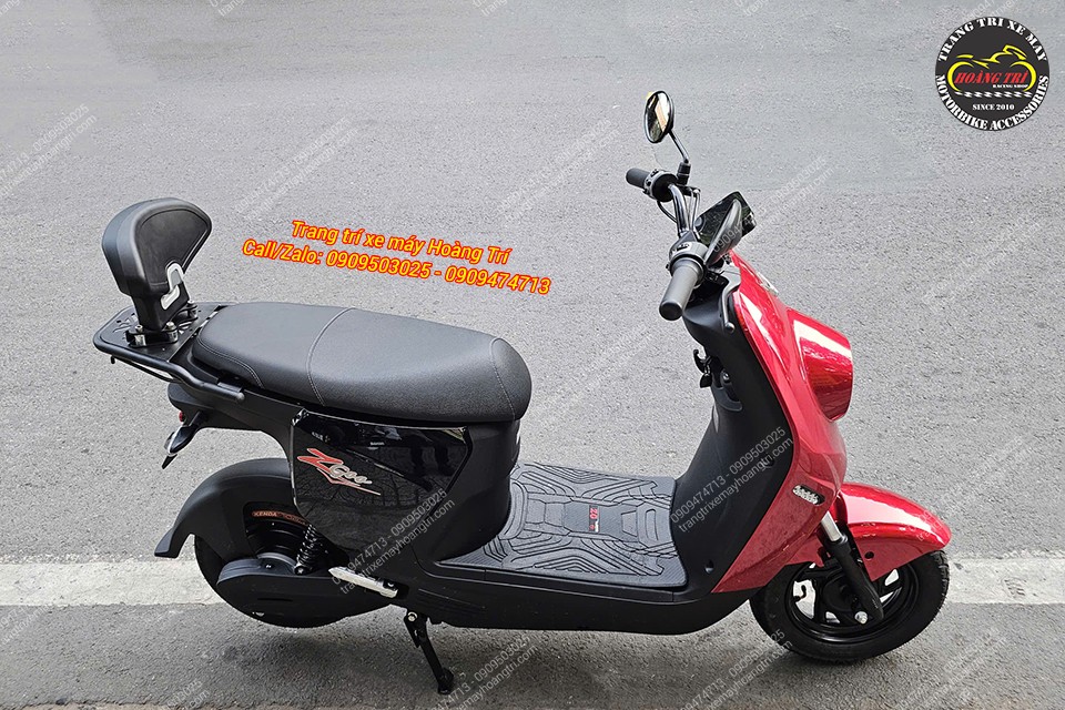Tổng thể VinFast Zgoo sau nâng cấp combo baga NMAX mang đến vẻ ngoài cứng cáp, cao cấp hơn
