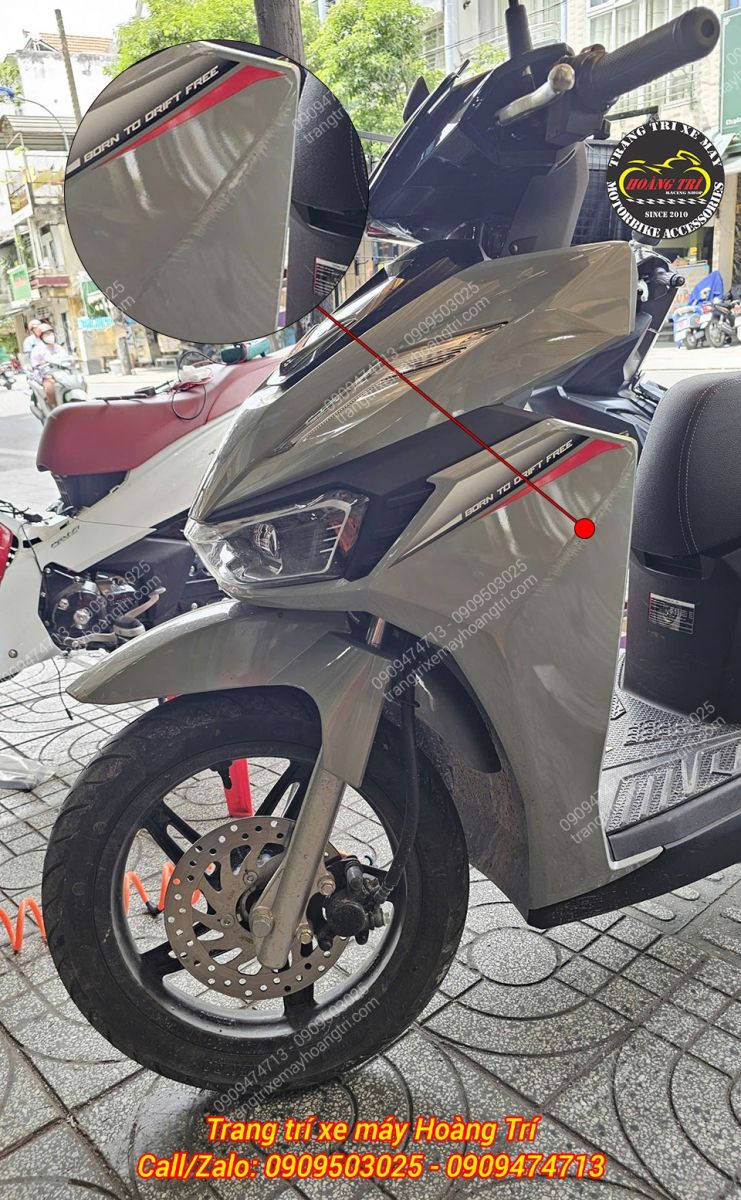 Vết trầy sâu sau tai nạn khiến chủ xe quyết định nâng cấp ABS an toàn