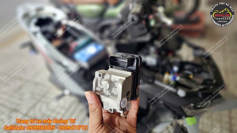 Mô đun ABS một kênh được chuẩn bị cho quá trình nâng cấp VinFast Viper