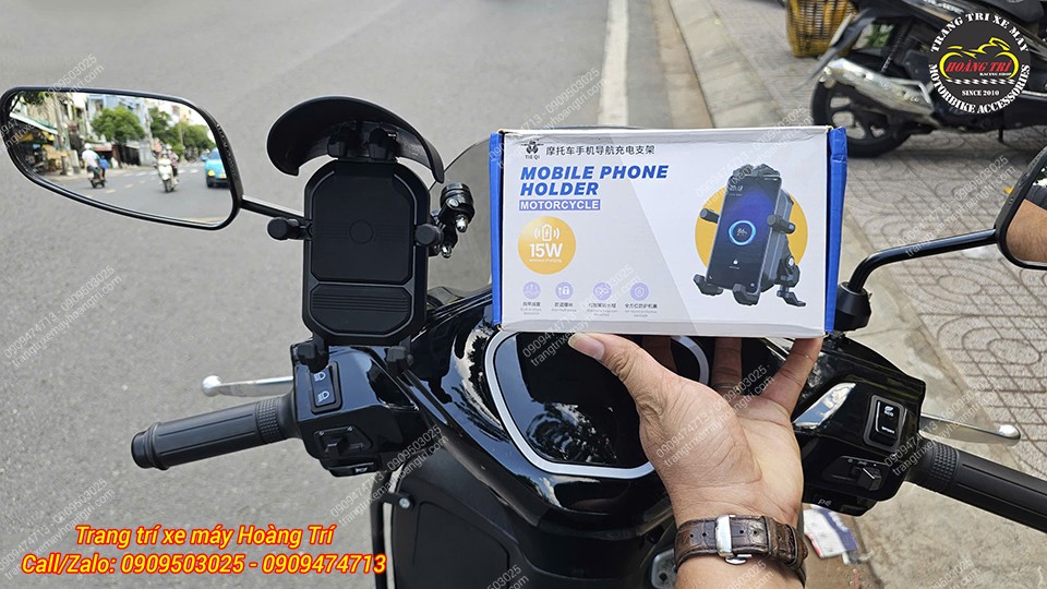 Giá đỡ điện thoại FRX TQ-062 tích hợp sạc không dây 15W tiện lợi cho Feliz