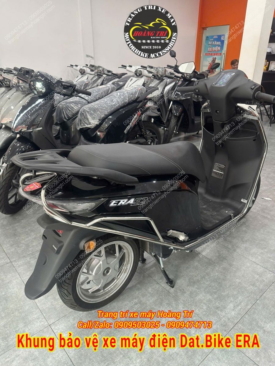 Khung bảo vệ xe máy điện Dat.Bike ERA - Đã được lắp đặt lên xe Dat.Bike ERA