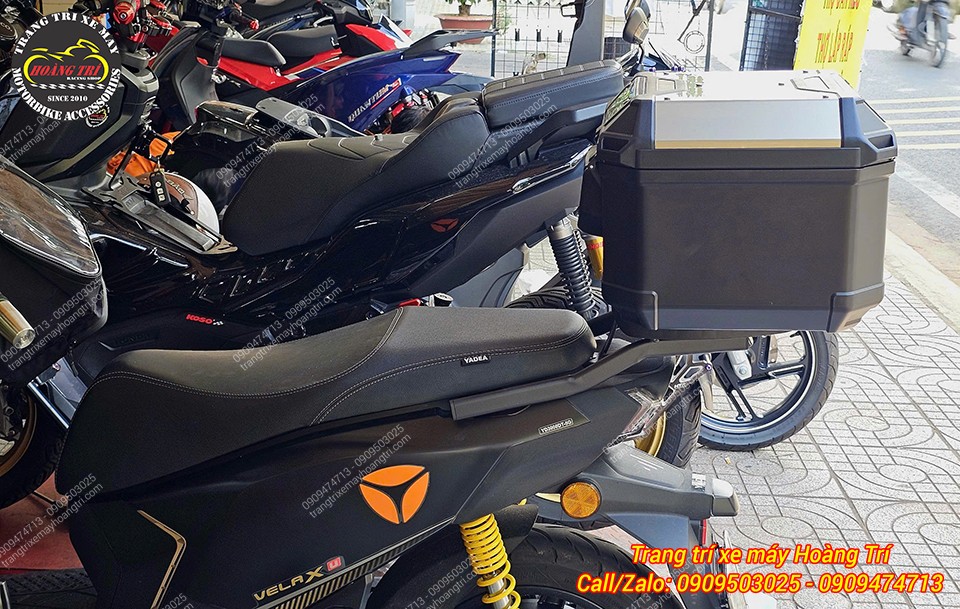 Sau hoàn thiện combo baga sau và thùng Givi mang đến sự hài hòa với thiết kế xe