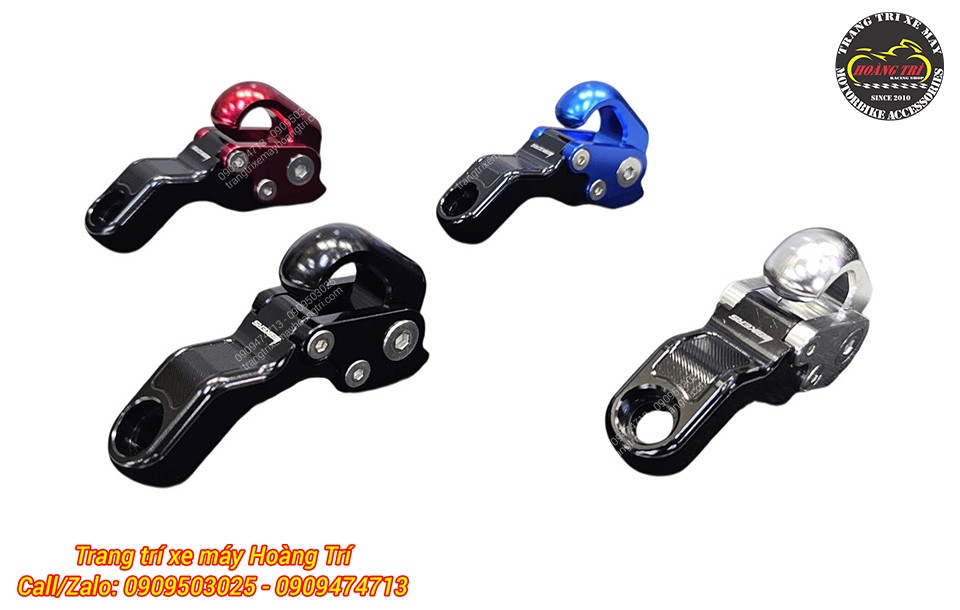 Tổng hợp các phiên bản móc treo đồ XMAX 300 nhôm CNC với thiết kế chắc chắn đẹp mắt
