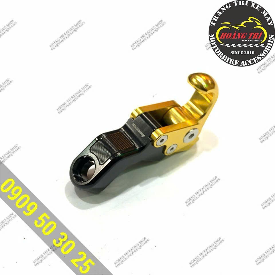 Phiên bản móc treo đồ nhôm CNC màu vàng nổi bật tạo điểm nhấn sang trọng cho xe