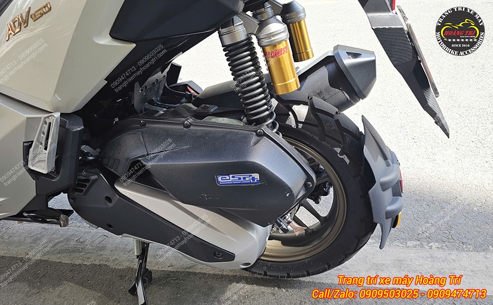 Honda ADV 160 thêm nổi bật với chắn bùn KTM GTR thiết kế ôm sát bánh sau chắc chắn