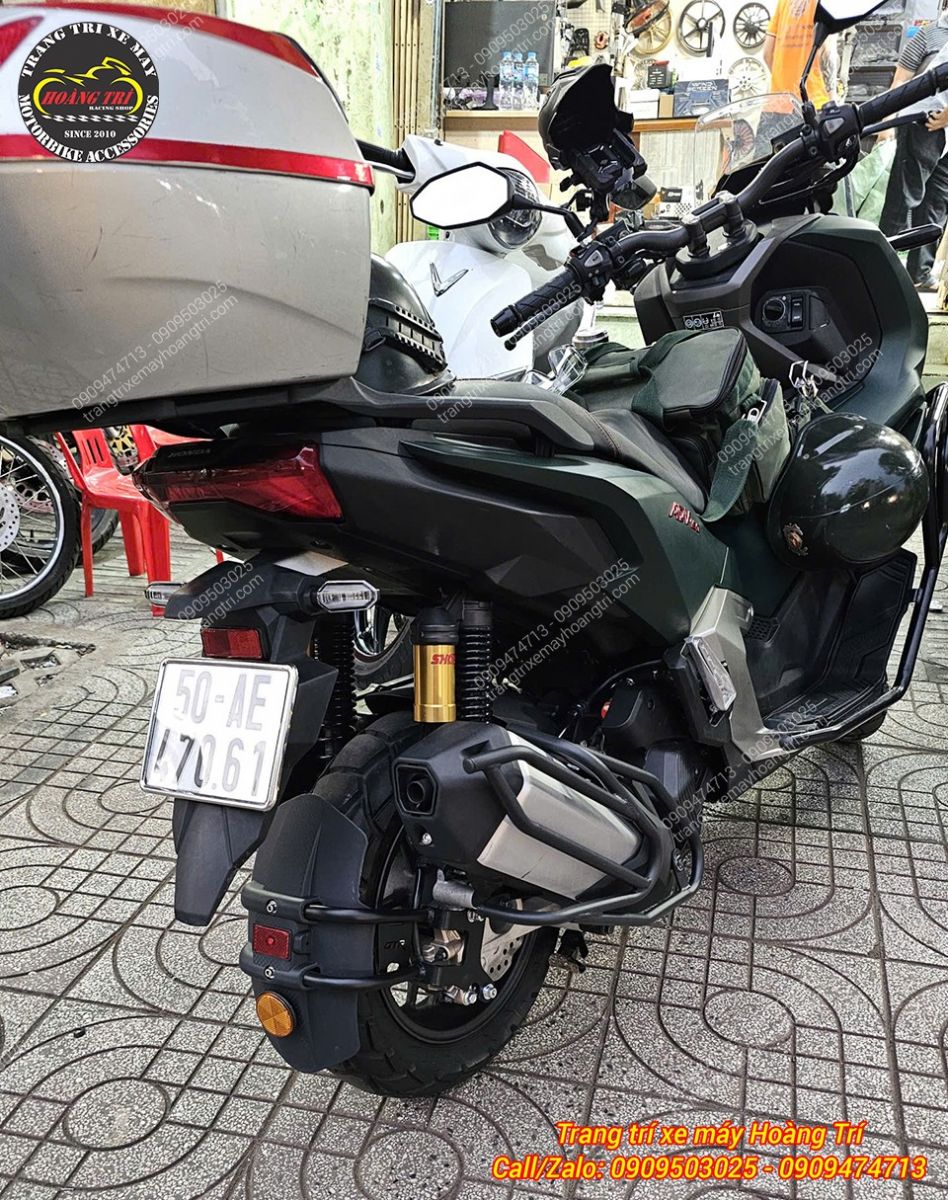Honda ADV 160 2026 kết hợp thùng sau cùng chắn bùn KTM GTR tạo diện mạo khỏe khoắn hơn