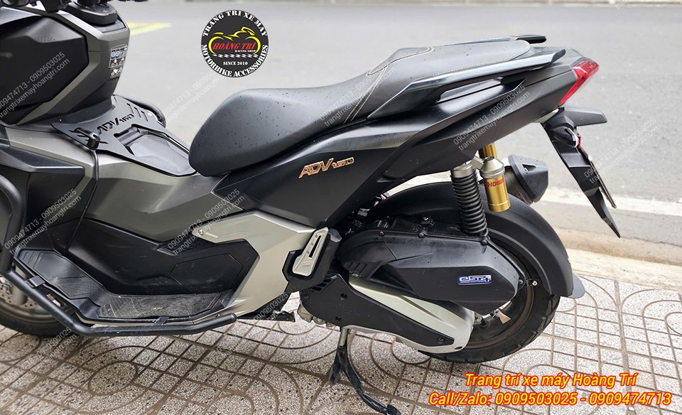 Honda ADV 160 hoàn thiện chắn bùn nguyên khối, hỗ trợ vệ sinh xe dễ dàng hơn sau trời mưa