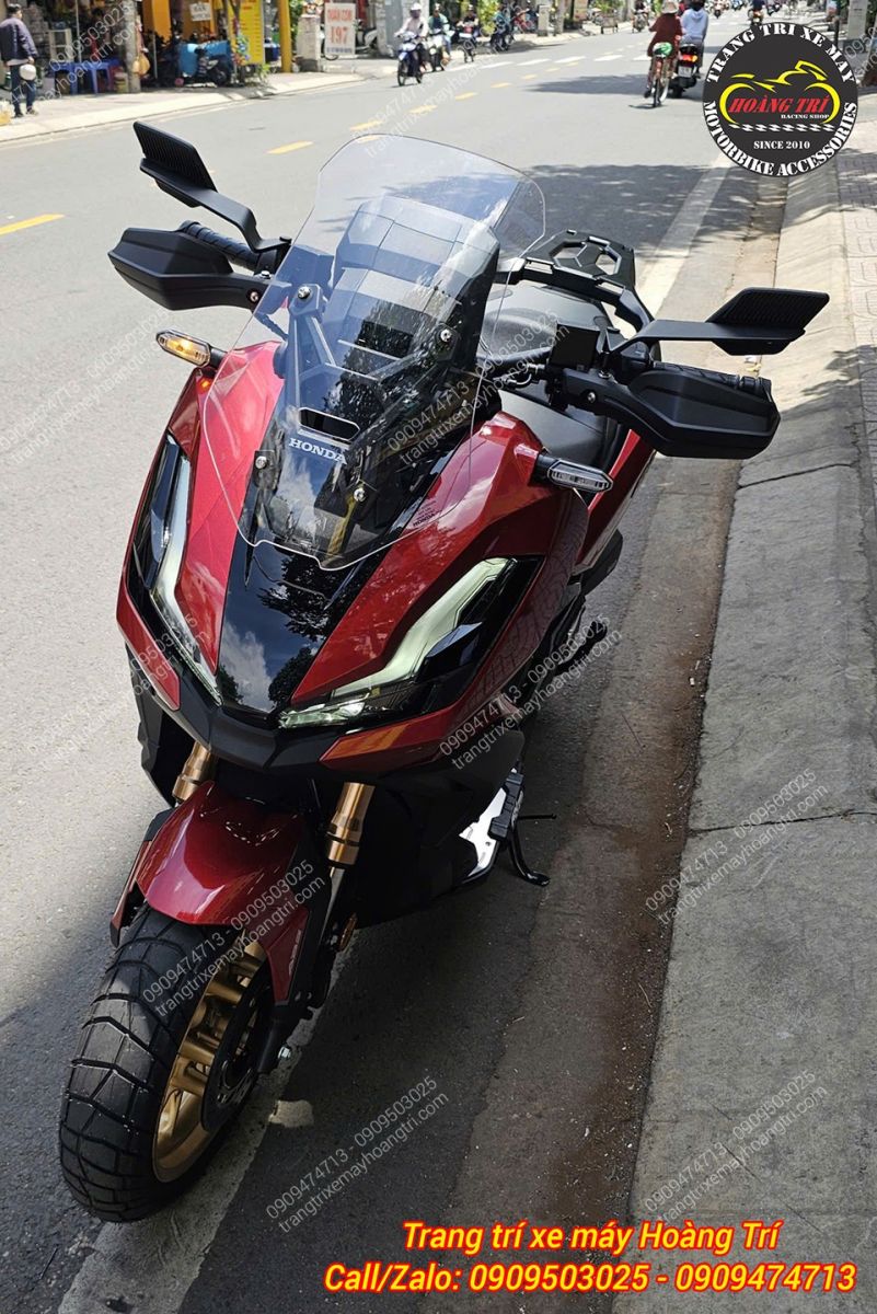 Honda ADV 350 ấn tượng hơn với kính Shenao cánh gió mang diện mạo hiện đại, mạnh mẽ