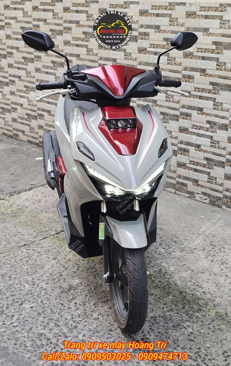 Toàn cảnh Honda Airblade 2026 nổi bật với đèn trợ sáng Aozoom Extra 3 và diện mạo đầy cá tính