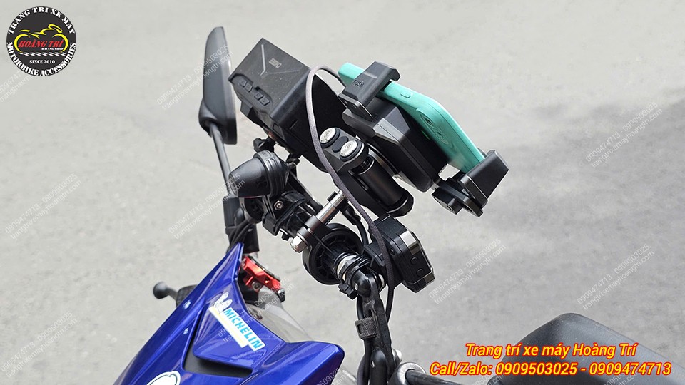 Giá đỡ LOBOO P06 cố định điện thoại chắc chắn, hỗ trợ sạc không dây và hiển thị dẫn đường thuận tiện