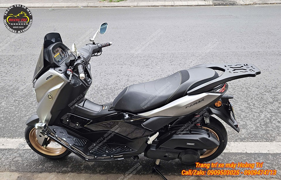 Tổng thể Yamaha NMAX 155 hài hòa với phuộc YSS G-Sport, tăng thẩm mỹ và trải nghiệm vận hành