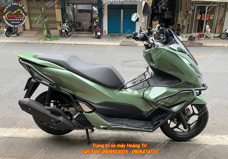 Toàn cảnh Honda PCX 160 2026 nổi bật hơn với bộ khung chống đổ HTR trước sau đồng bộ