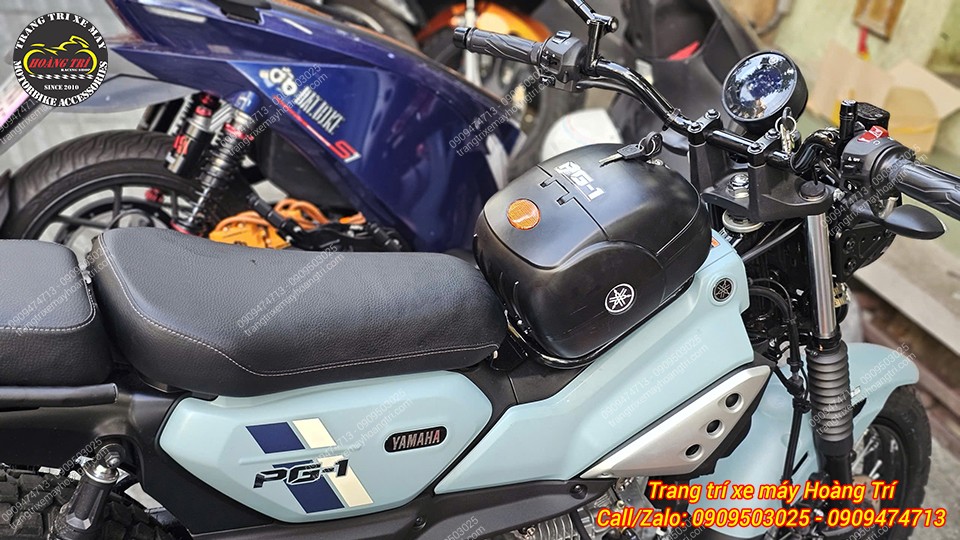Góc nghiêng Yamaha PG-1 trang bị thùng giữa OEM chắc chắn, thuận tiện cất giữ vật dụng khi di chuyển