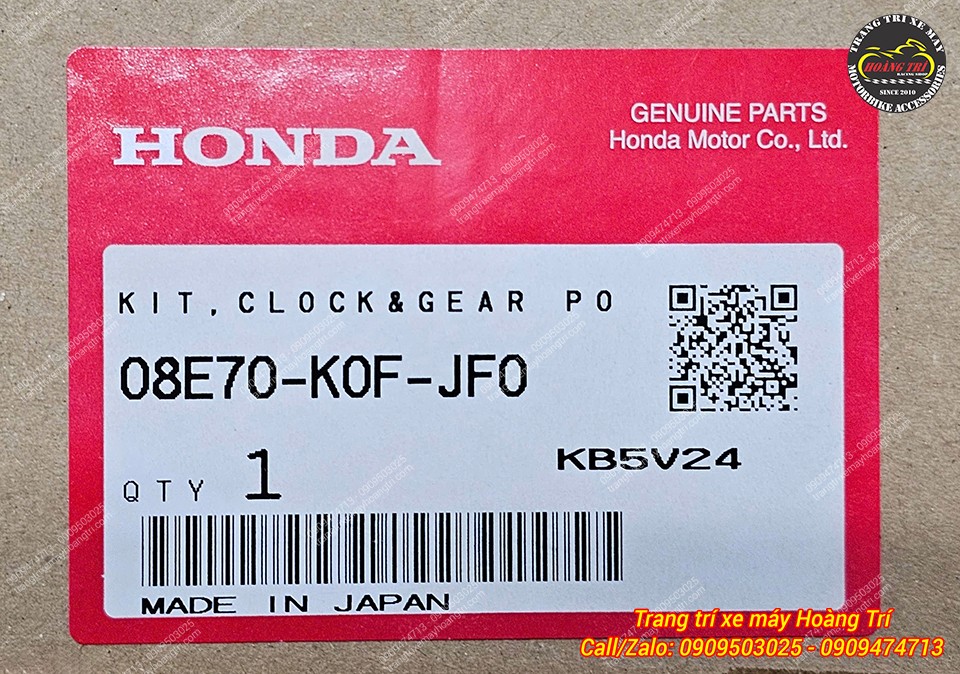 Tem chính hãng Honda Nhật Bản - Đồng hồ báo số CT125 chuẩn zin, không độ chế