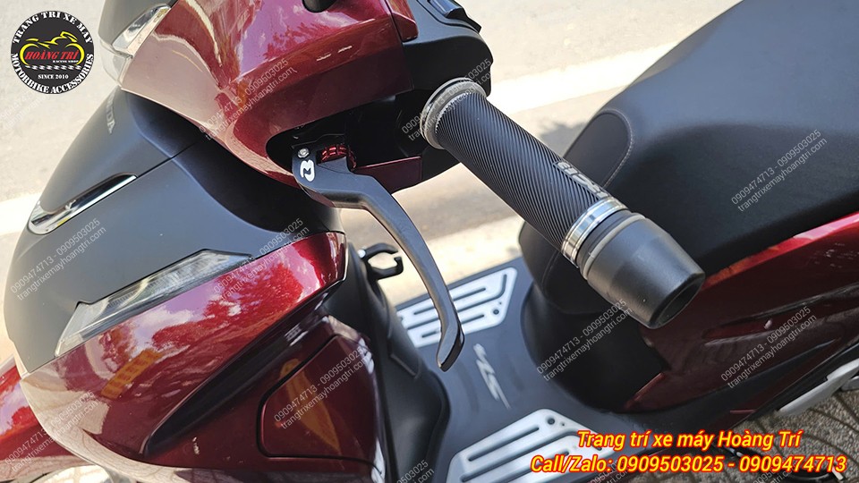 Cận cảnh tay thắng Racing Boy E2 cho Honda SH 2026, tăng thẩm mỹ và cảm giác bóp thắng chắc tay