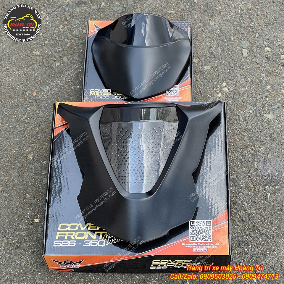Phiên bản đen nhám mang phong cách lịch lãm, phù hợp nhiều màu xe Honda SH 2026