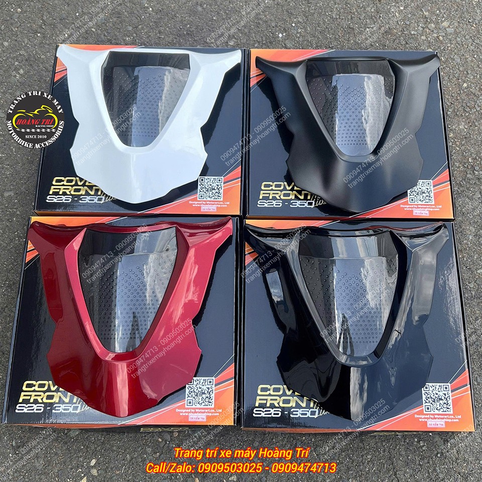 Bốn phiên bản màu mặt nạ Motorart phù hợp nhiều màu sơn zin cho xe Honda SH 2026