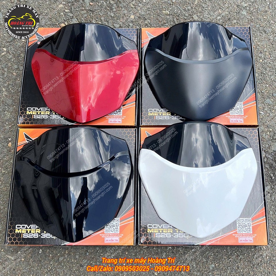 Mão (ốp đầu) Motorart nhiều màu sắc, hoàn thiện bóng đẹp và đồng bộ cùng mặt nạ SH350