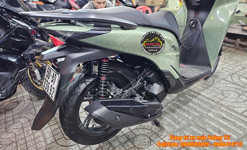 Honda SH 2026 nâng cấp phuộc YSS G-Sport, mang lại cảm giác vận hành êm ái hơn