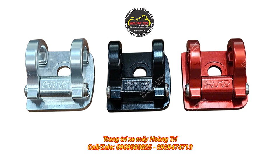 Mặt chính móc treo HTR Grande nổi bật logo HTR, hoàn thiện bền đẹp và chắc chắn
