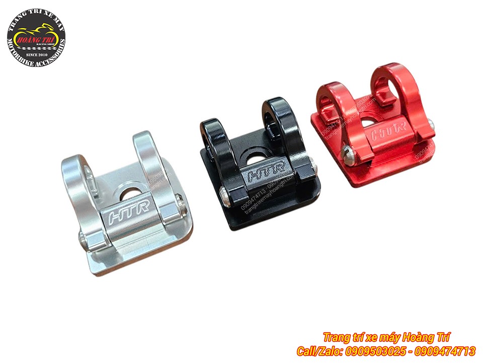 Góc nghiêng ba màu móc treo HTR Grande giúp dễ chọn theo sở thích và phong cách xe