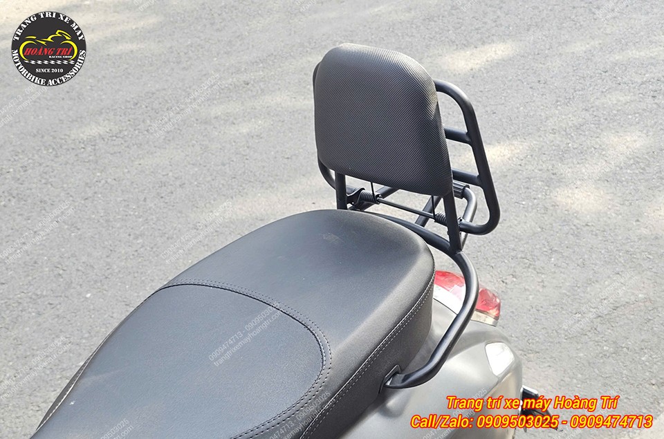 Cận cảnh baga sau KTC kết hợp nệm tựa lưng, tăng sự thoải mái cho người ngồi sau