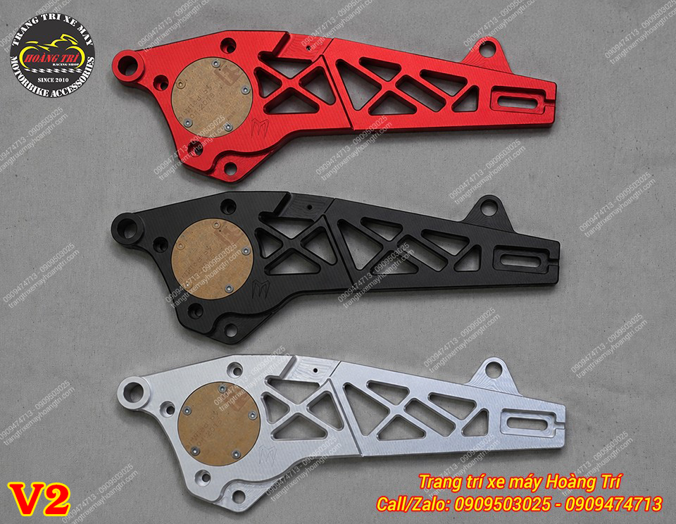 Thêm ba phiên bản gấp nhôm CNC DatBike Quantum V2 với 3 màu đỏ, bạc, đen để anh em thêm lựa chọn