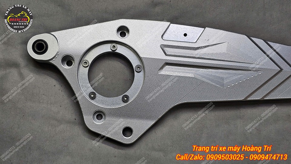 Chi tiết đầu gấp nhôm CNC DatBike Quantum gia công chính xác, lắp ráp chắc chắn và thẩm mỹ cao