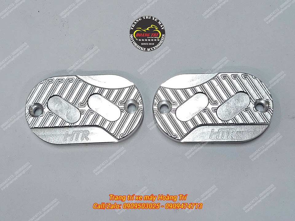 Mặt ngang nắp dầu nhôm CNC Datbike Quantum cho thấy các đường cắt sắc nét, hoàn thiện đẹp mắt