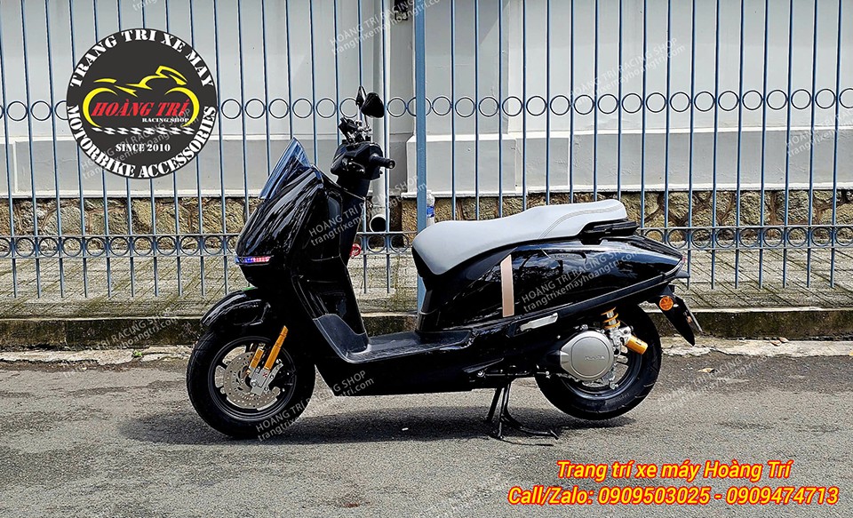 Trọn bộ phuộc trước Kingham tông vàng gold tông sẹc tông cùng phuộc sau Ohlins chính hãng