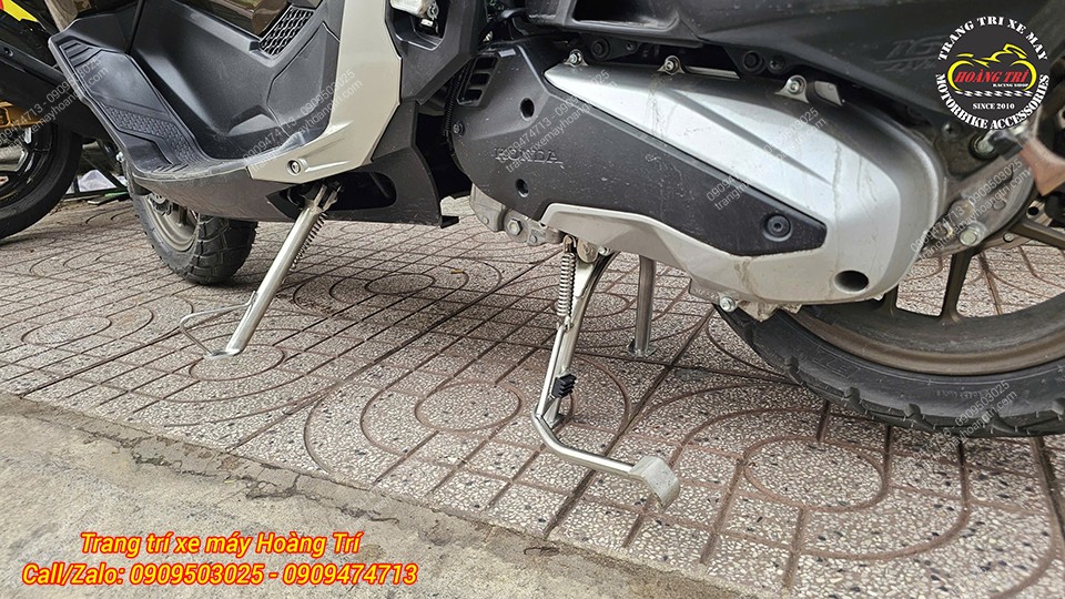 Thiết kế cần đạp trợ lực giúp dựng chống đứng dễ dàng hơn khi cần sử dụng